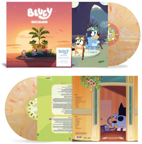 Bluey - Bluey Rug Island (SUNSET ORANGE VINYL) | Mint (M) Mint (M) - SOUNDTRACK *SEALED/COLOR*