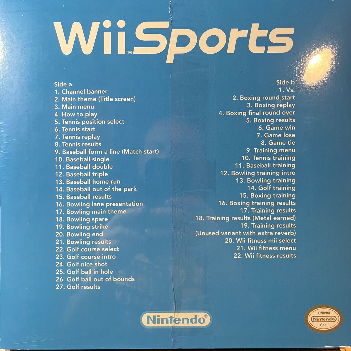 Kazumi Totaka - Wii Sports (PROMO WHITE VINYL) | NEW Mint (M) Mint (M) - SOUNDTRACK *SEALED/COLOR*