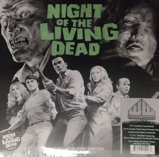 Night Of The Living Dead (ZOMBIE FLESH HAND POUR VINYL) | - SOUNDTRACK *SEALED/COLOR*