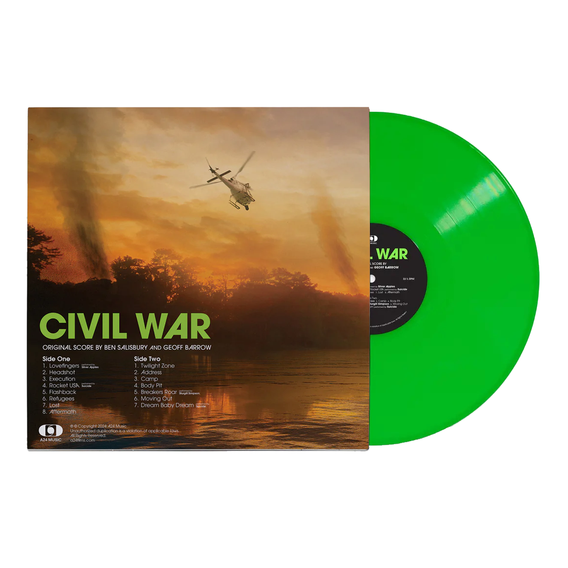 Ben Salisbury - Civil War (GREEN VINYL) | Mint (M) Mint (M) - SOUNDTRACK *SEALED/COLOR*