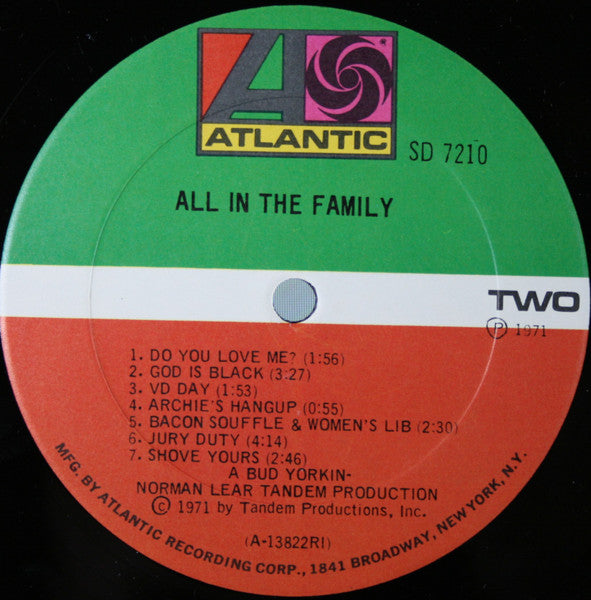 "All In The Family" Cast - All In The Family | Mint (M) Near Mint (NM) - SOUNDTRACK *SEALED*