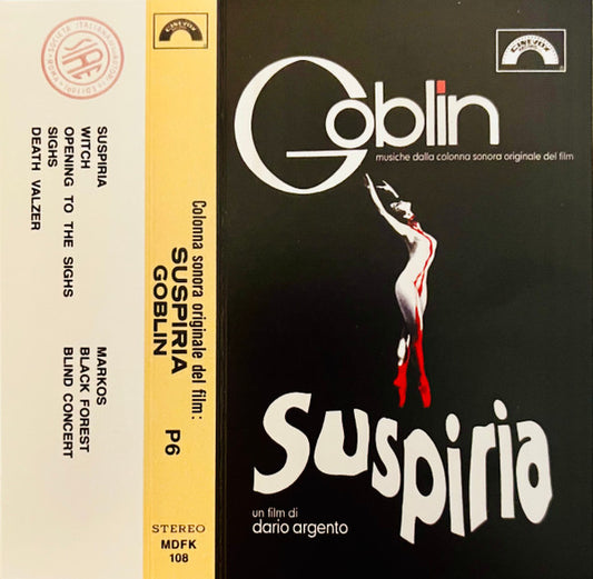Suspiria (Musiche Dalla Colonna Sonora)(CASSETTE) | Mint (M) Mint (M) - SOUNDTRACK *SEALED*