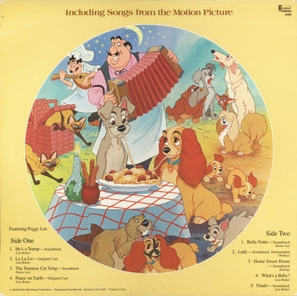 Walt Disney's "Lady And The Tramp" - Including Songs From The Motion Picture (VINYL) | Mint (M) Near Mint (NM) - SOUNDTRACK *SEALED*