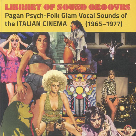 Library Of Sound Grooves: Pagan Psych-Folk Glam Vocal Sounds Of The Italian Cinema (1965 - 1977) (VINYL) | Mint (M) Mint (M)