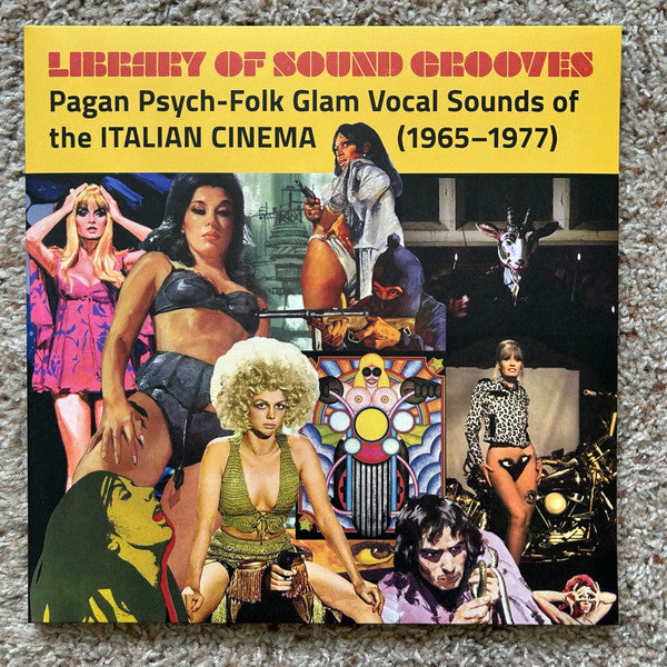 Library Of Sound Grooves: Pagan Psych-Folk Glam Vocal Sounds Of The Italian Cinema (1965 - 1977) (VINYL) | Mint (M) Mint (M)