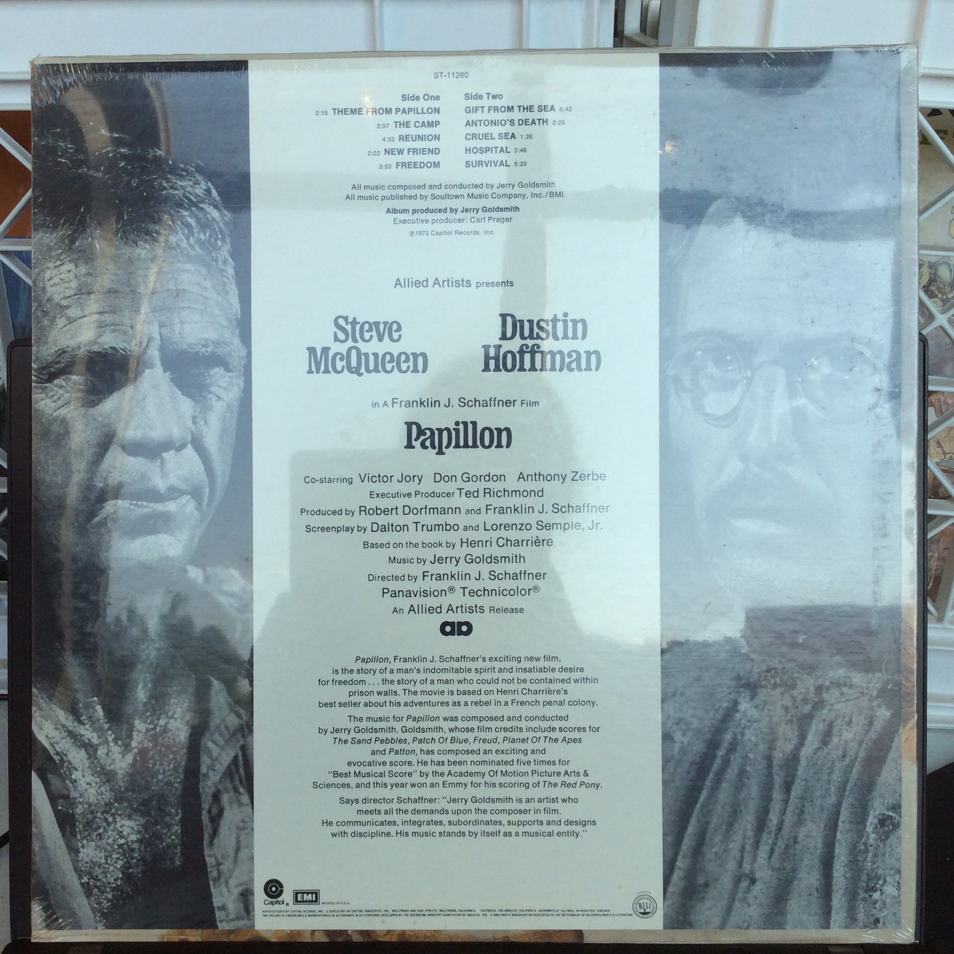 Papillon (Original Motion Picture Soundtrack) (VINYL) | Mint (M) Mint (M) - SOUNDTRACK *SEALED*