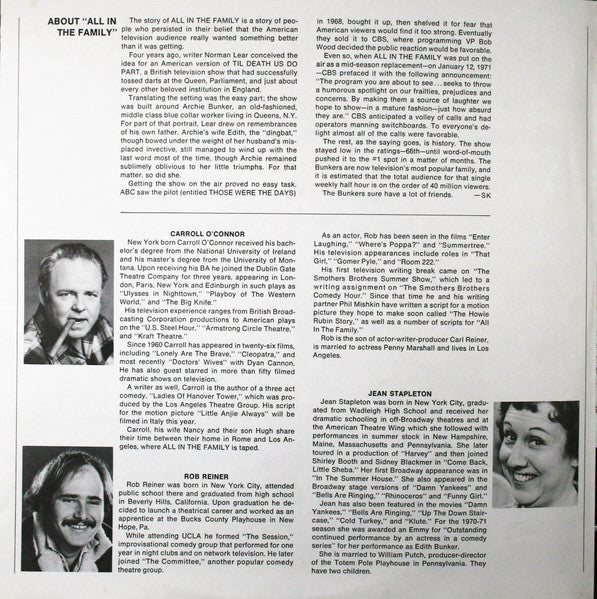 "All In The Family" Cast - All In The Family | Mint (M) Near Mint (NM) - SOUNDTRACK *SEALED*