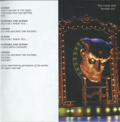 Wicked (Original Broadway Cast Recording) (CD) | Mint (M) Mint (M) - SOUNDTRACK *SEALED*