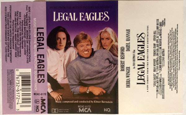Legal Eagles (Music From The Motion Picture Soundtrack) (CASSETTE) | Mint (M) Mint (M) - SOUNDTRACK *SEALED*