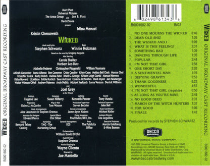 Wicked (Original Broadway Cast Recording) (CD) | Mint (M) Mint (M) - SOUNDTRACK *SEALED*