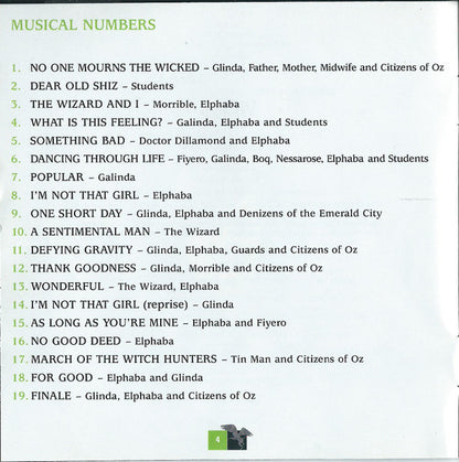 Wicked (Original Broadway Cast Recording) (CD) | Mint (M) Mint (M) - SOUNDTRACK *SEALED*