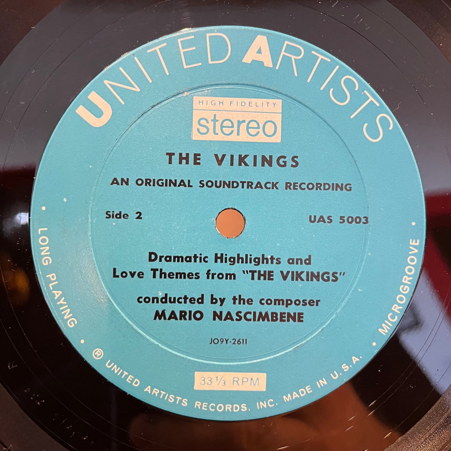 Mario Nascimbene - The Vikings (Original Music From The Motion Picture Sound Track) | Excellent (EX) Excellent (EX) - SOUNDTRACK / USED *EXCELLENT+*