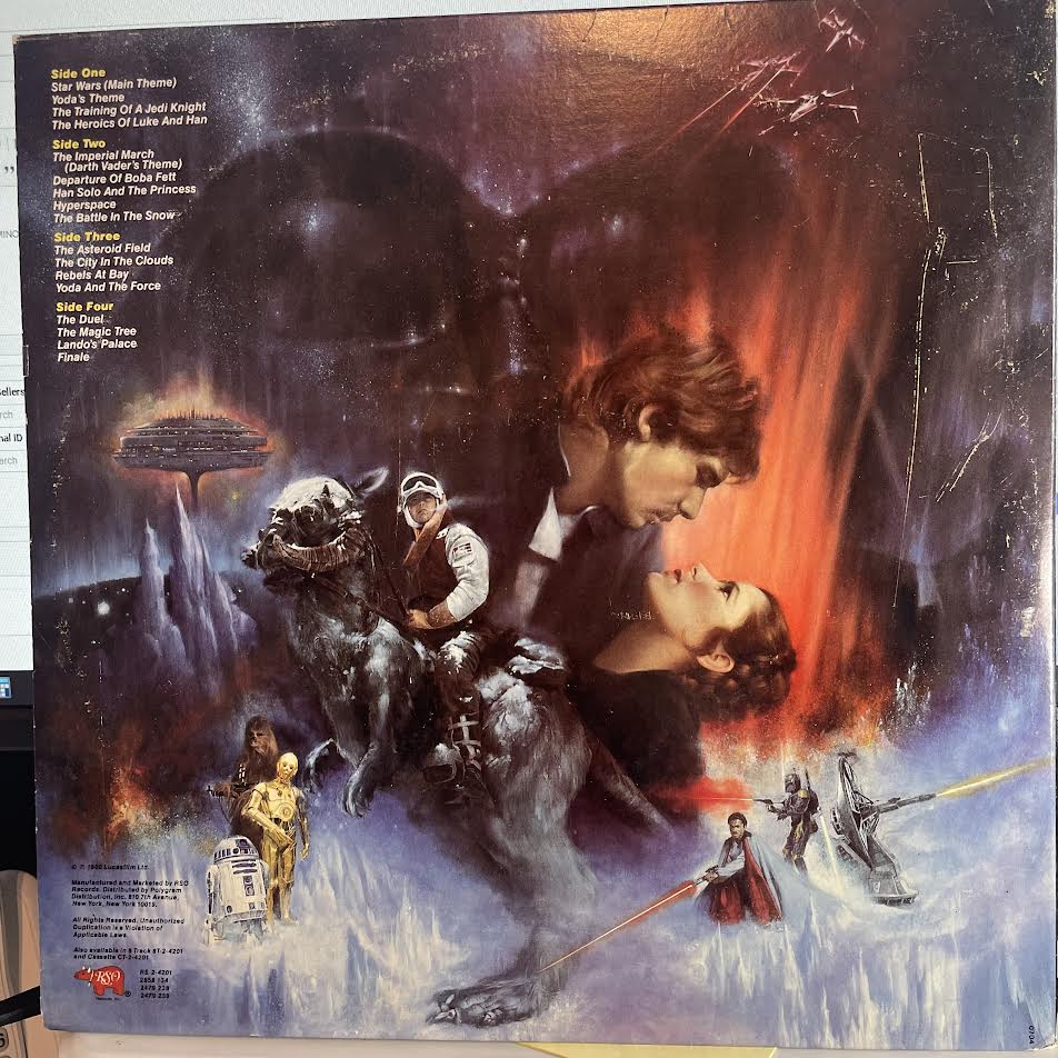Star Wars / The Empire Strikes Back (2xVINYL) | Excellent+ (EX+) Excellent (EX) - SOUNDTRACK / USED *EXCELLENT+*
