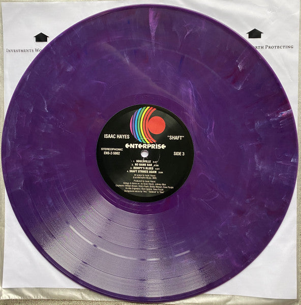 Isaac Hayes - Shaft (2xPURPLE VINYL) | Excellent+ (EX+) Excellent+ (EX+) - SOUNDTRACK / USED *EXCELLENT+*