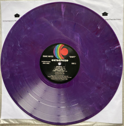 Isaac Hayes - Shaft (2xPURPLE VINYL) | Excellent+ (EX+) Excellent+ (EX+) - SOUNDTRACK / USED *EXCELLENT+*