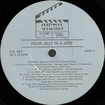 Four Jills In A Jeep (Original Soundtrack) (VINYL) | Excellent+ (EX+) Excellent (EX) - SOUNDTRACK / USED *EXCELLENT+*