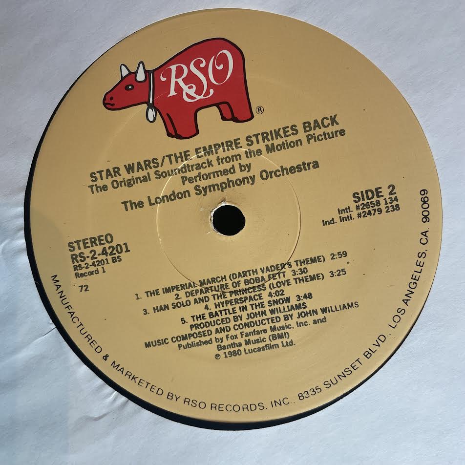 Star Wars / The Empire Strikes Back (2xVINYL) | Excellent+ (EX+) Excellent (EX) - SOUNDTRACK / USED *EXCELLENT+*