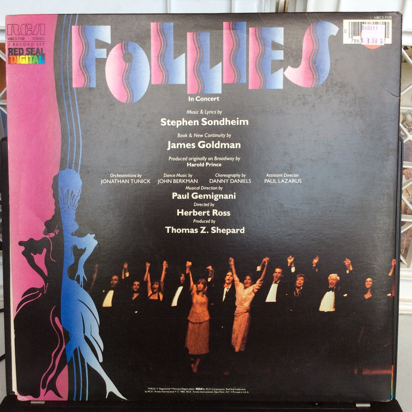 Follies In Concert (2xVINYL) | Excellent+ (EX+) Excellent (EX) - SOUNDTRACK / USED *EXCELLENT+*