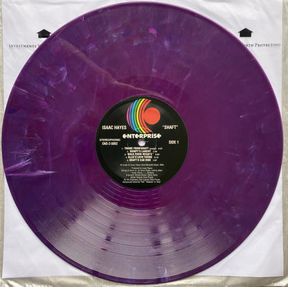 Isaac Hayes - Shaft (2xPURPLE VINYL) | Excellent+ (EX+) Excellent+ (EX+) - SOUNDTRACK / USED *EXCELLENT+*