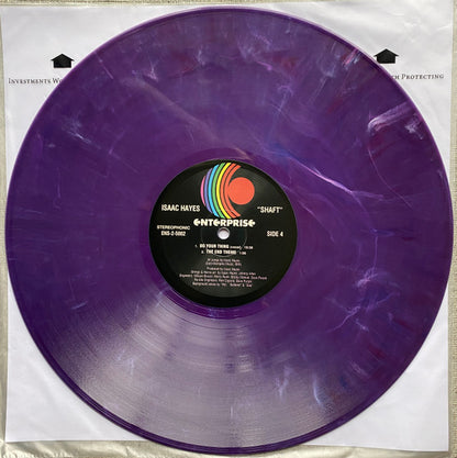 Isaac Hayes - Shaft (2xPURPLE VINYL) | Excellent+ (EX+) Excellent+ (EX+) - SOUNDTRACK / USED *EXCELLENT+*
