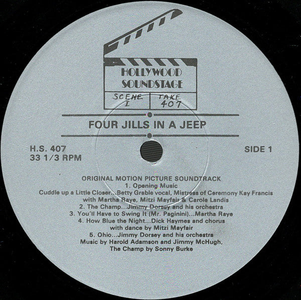 Four Jills In A Jeep (Original Soundtrack) (VINYL) | Excellent+ (EX+) Excellent (EX) - SOUNDTRACK / USED *EXCELLENT+*