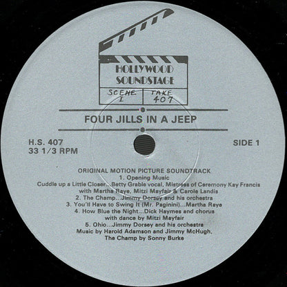 Four Jills In A Jeep (Original Soundtrack) (VINYL) | Excellent+ (EX+) Excellent (EX) - SOUNDTRACK / USED *EXCELLENT+*