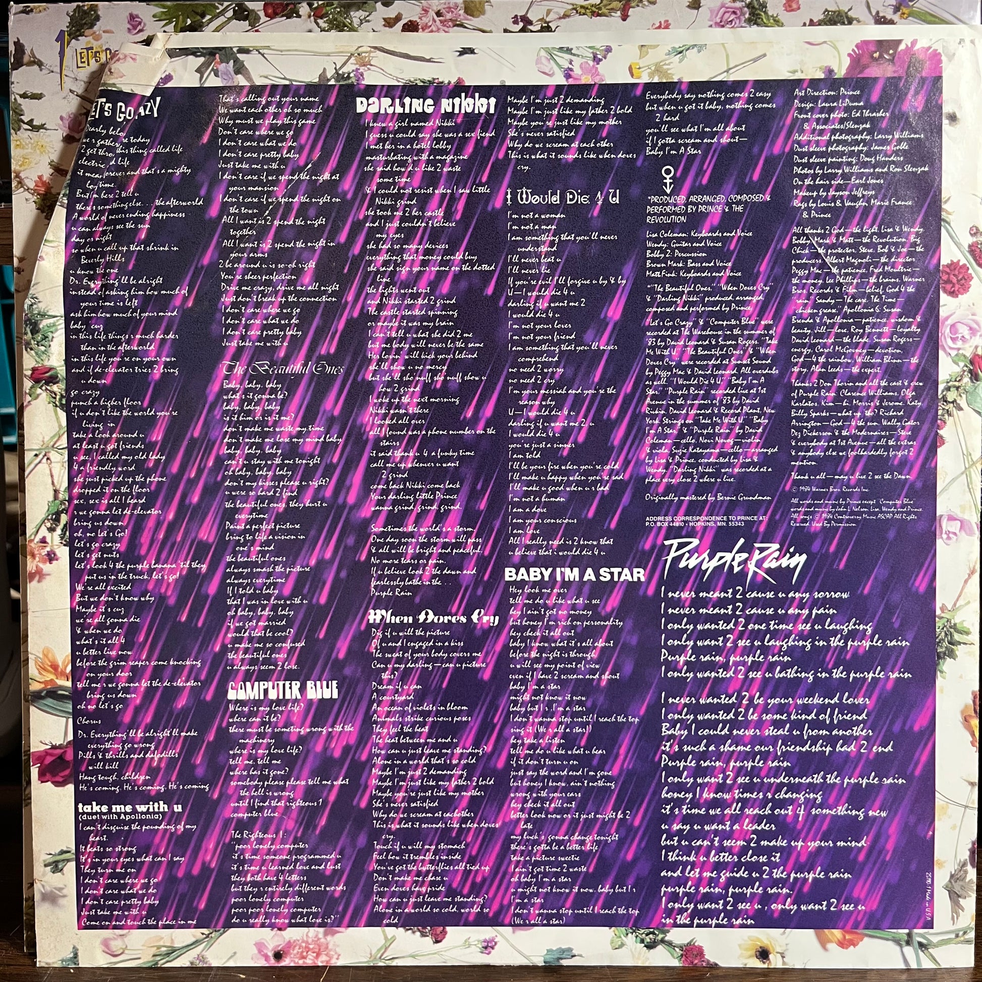 Purple Rain (VINYL) | Excellent+ (EX+) Near Mint (NM) - SOUNDTRACK / USED *EXCELLENT+*
