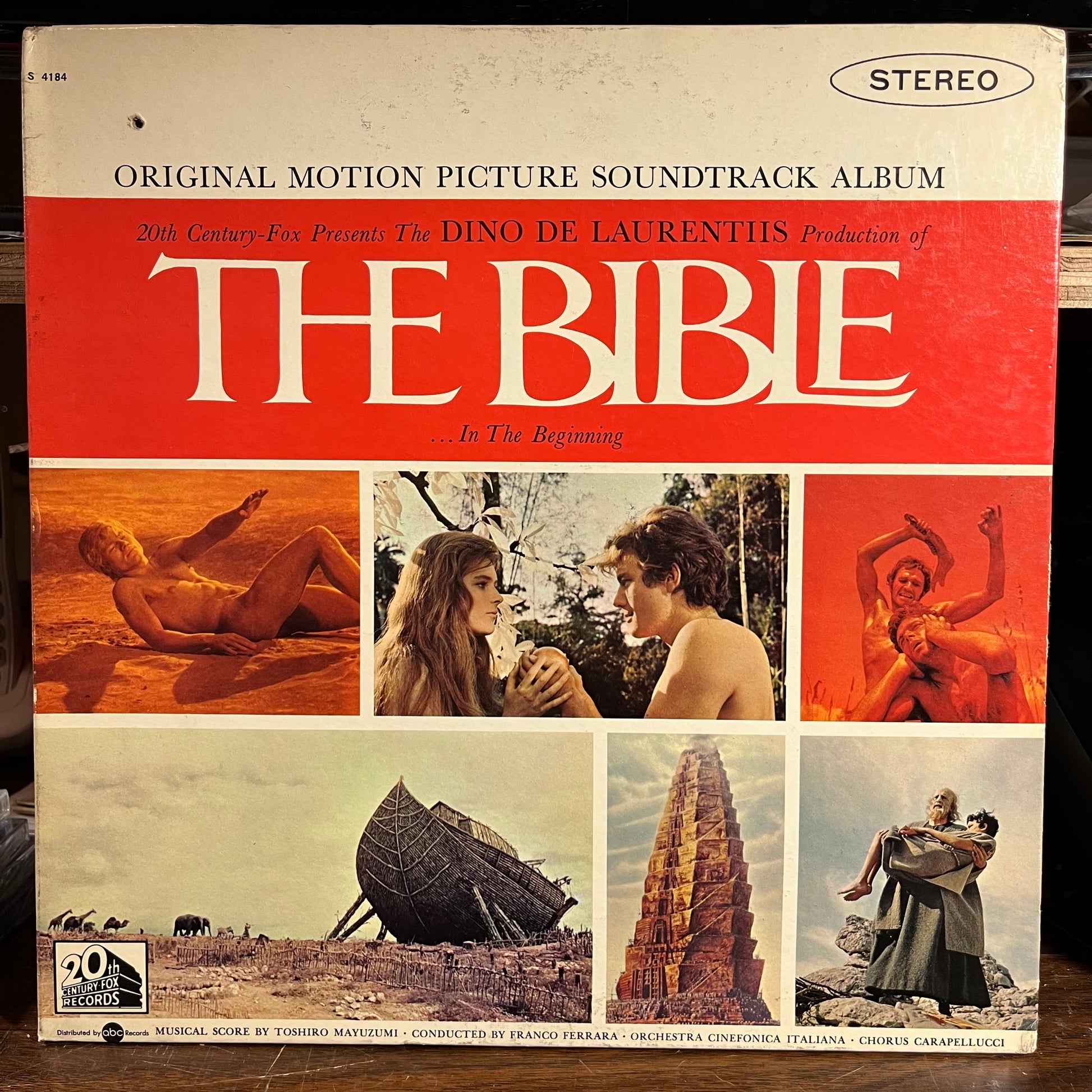 The Bible ... In The Beginning (Original Motion Picture Soundtrack Album) (VINYL) | Excellent+ (EX+) Excellent (EX) - SOUNDTRACK / USED *EXCELLENT+*