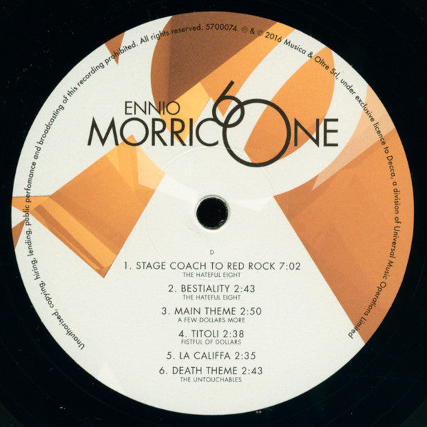 Ennio Morricone - 60 Years of Music (2xVINYL) | Excellent (EX) Excellent+ (EX+) - SOUNDTRACK / USED *EXCELLENT*