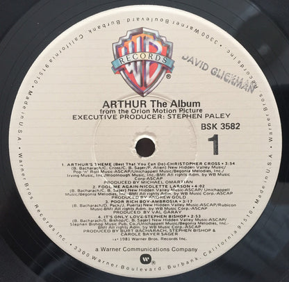 Arthur (The Album) (VINYL) | Excellent (EX) Excellent (EX) - SOUNDTRACK / USED *EXCELLENT*