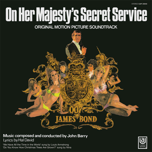 On Her Majesty's Secret Service (Original Motion Picture Soundtrack) (VINYL) | Excellent (EX) Near Mint (NM) - SOUNDTRACK / USED *EXCELLENT*