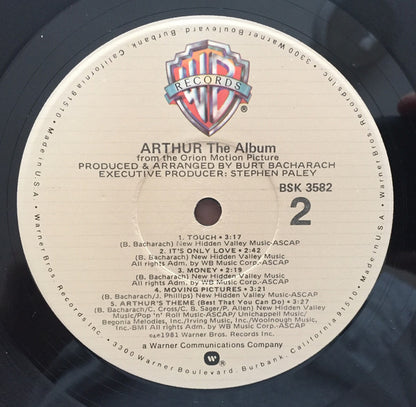 Arthur (The Album) (VINYL) | Excellent (EX) Excellent (EX) - SOUNDTRACK / USED *EXCELLENT*