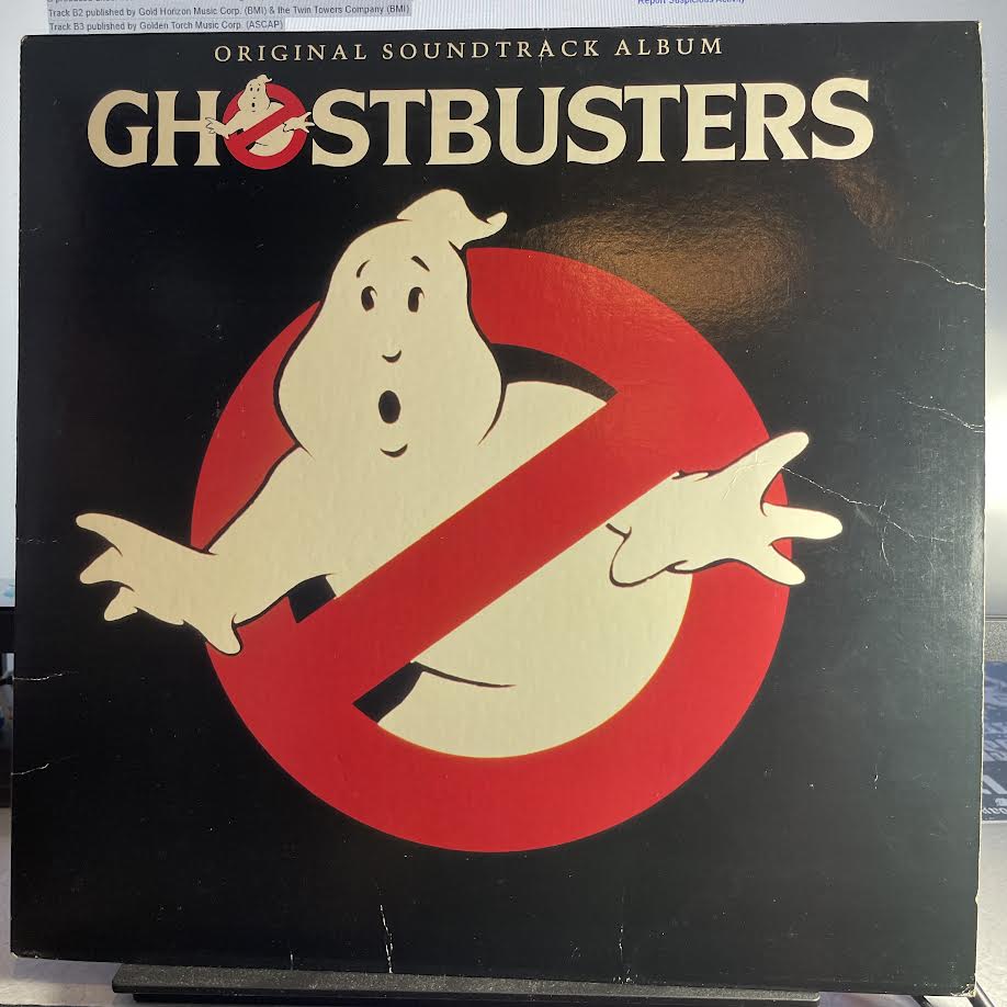 Ghostbusters (Original Soundtrack) (VINYL) | Excellent (EX) Very Good Plus (VG+) - SOUNDTRACK / USED *EXCELLENT*