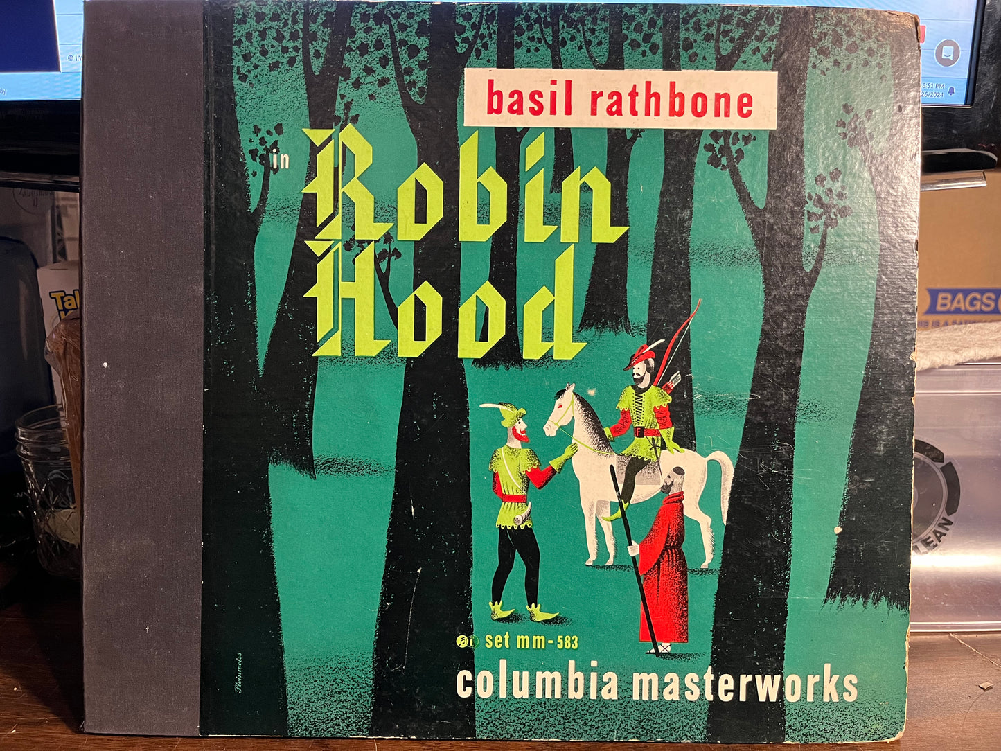 Basil Rathbone - Robin Hood *78RPM* | Excellent (EX) Very Good Plus (VG+) - SOUNDTRACK / USED *EXCELLENT*