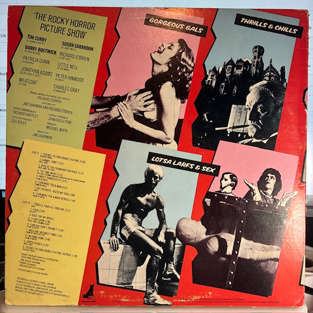 The Rocky Horror Picture Show (VINYL) | Excellent (EX) Very Good Plus (VG+) - SOUNDTRACK / USED *EXCELLENT*