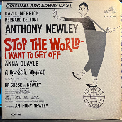 Anthony Newley - Stop The World - I Want To Get Off (Original Broadway Cast) | Excellent (EX) Excellent (EX) - SOUNDTRACK / USED *EXCELLENT*
