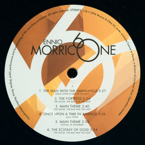 Ennio Morricone - 60 Years of Music (2xVINYL) | Excellent (EX) Excellent+ (EX+) - SOUNDTRACK / USED *EXCELLENT*