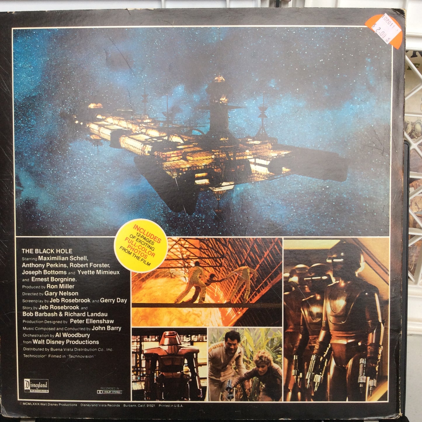 Story Of The Black Hole (VINYL) | Excellent (EX) Very Good Plus (VG+) - SOUNDTRACK / USED *EXCELLENT*