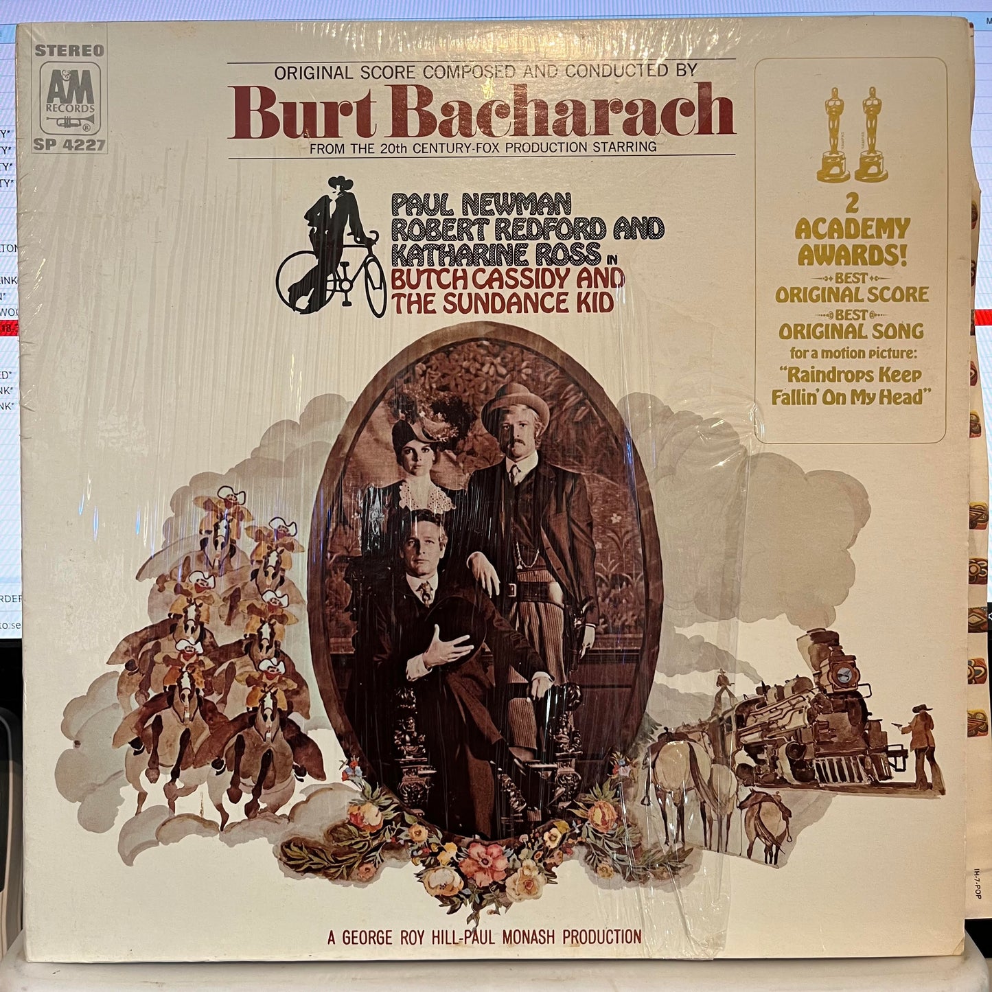 Burt Bacharach - Music From Butch Cassidy And The Sundance Kid *SHRINK* | Excellent (EX) Near Mint (NM) - SOUNDTRACK / USED *EXCELLENT*