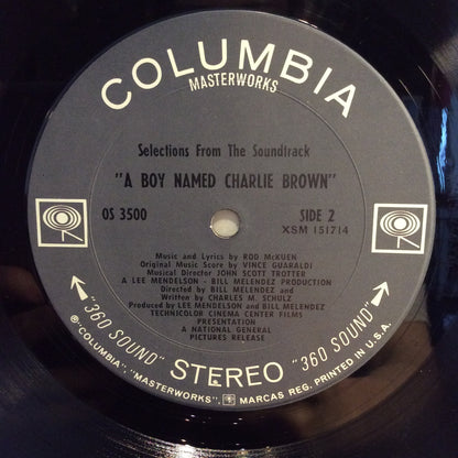 Selections From The Soundtrack "A Boy Named Charlie Brown" (VINYL) | Excellent (EX) Near Mint (NM) - SOUNDTRACK / USED *EXCELLENT*