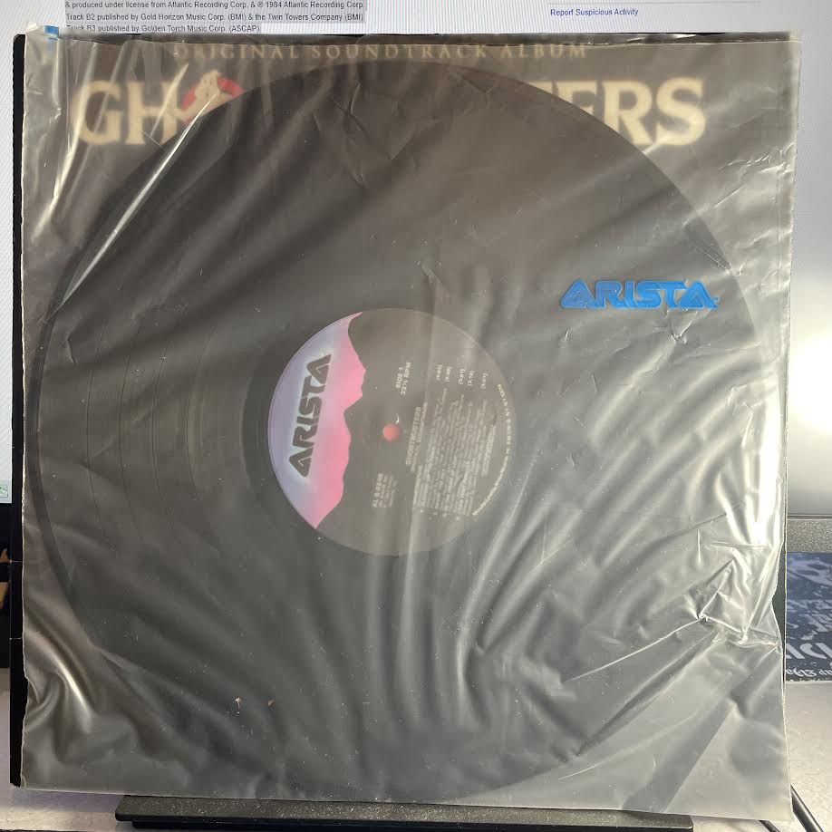 Ghostbusters (Original Soundtrack) (VINYL) | Excellent (EX) Very Good Plus (VG+) - SOUNDTRACK / USED *EXCELLENT*