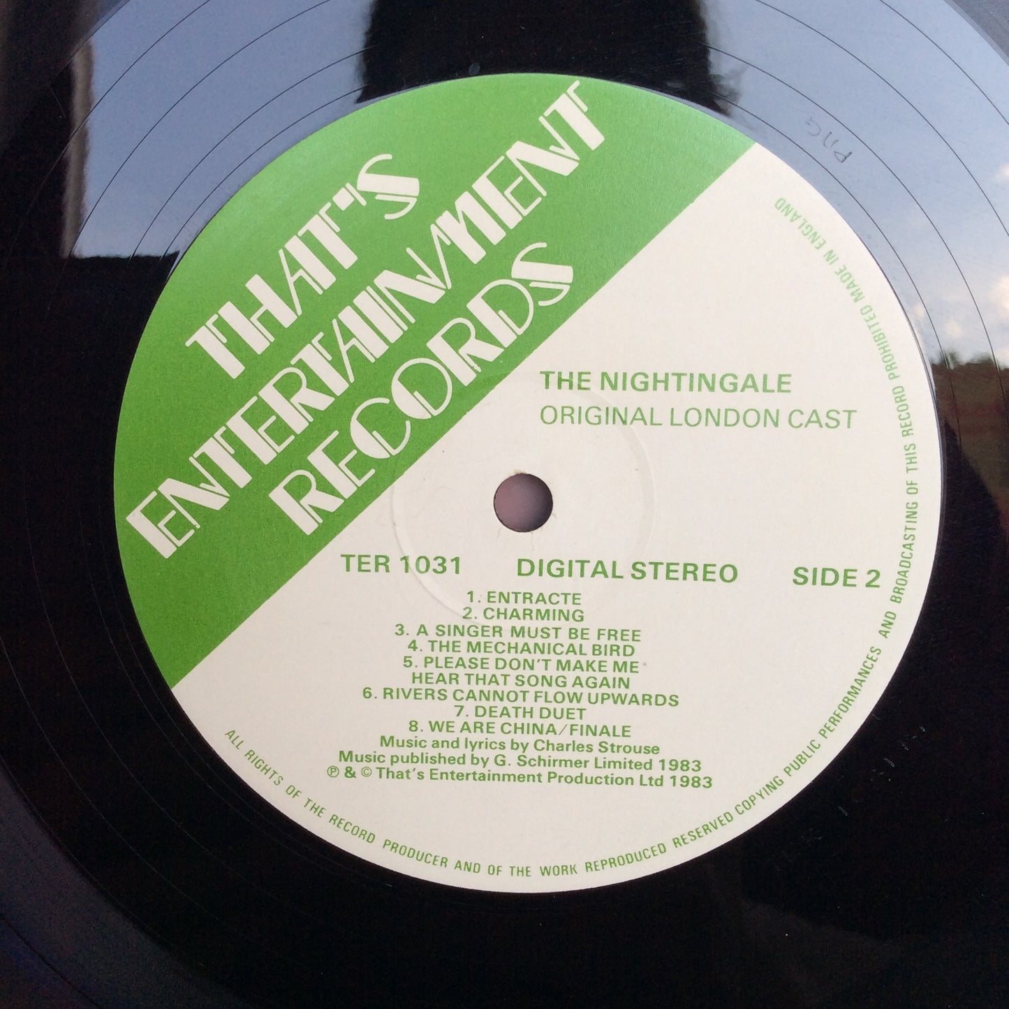Nightingale (VINYL) | Excellent (EX) Very Good Plus (VG+) - SOUNDTRACK / USED *EXCELLENT*