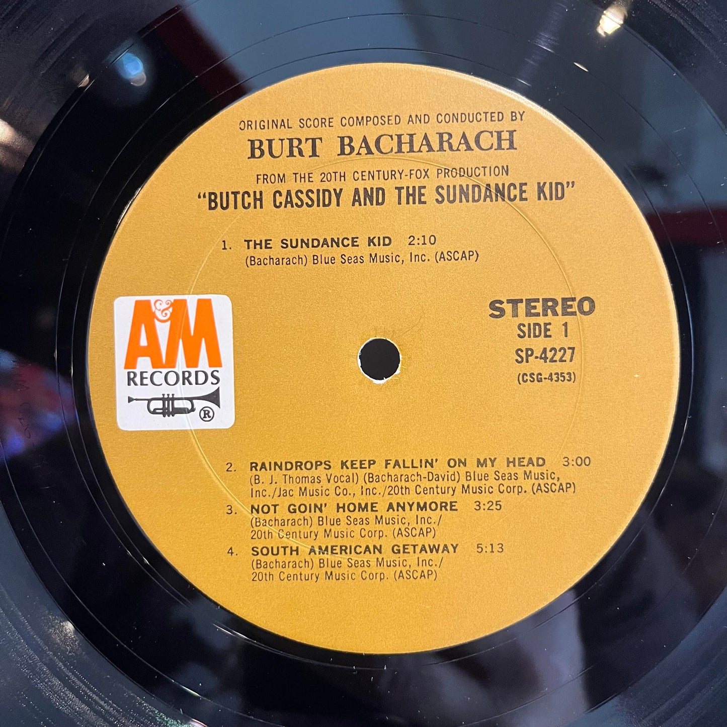 Burt Bacharach - Music From Butch Cassidy And The Sundance Kid *SHRINK* | Excellent (EX) Near Mint (NM) - SOUNDTRACK / USED *EXCELLENT*