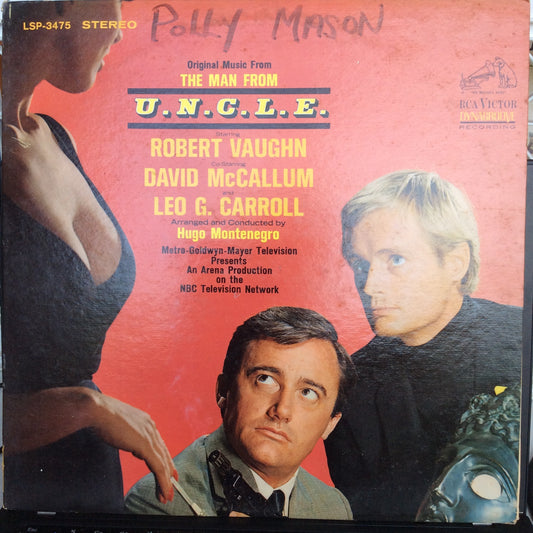 Original Music From The Man From U.N.C.L.E. (VINYL) | Excellent (EX) Very Good Plus (VG+) - SOUNDTRACK / USED *EXCELLENT*
