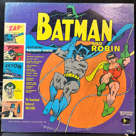 The Sensational Guitars Of Dan & Dale - Batman And Robin (VINYL LP TIFTON 78002 1966) | USED - SOUNDTRACK / USED *GOOD PLUS*