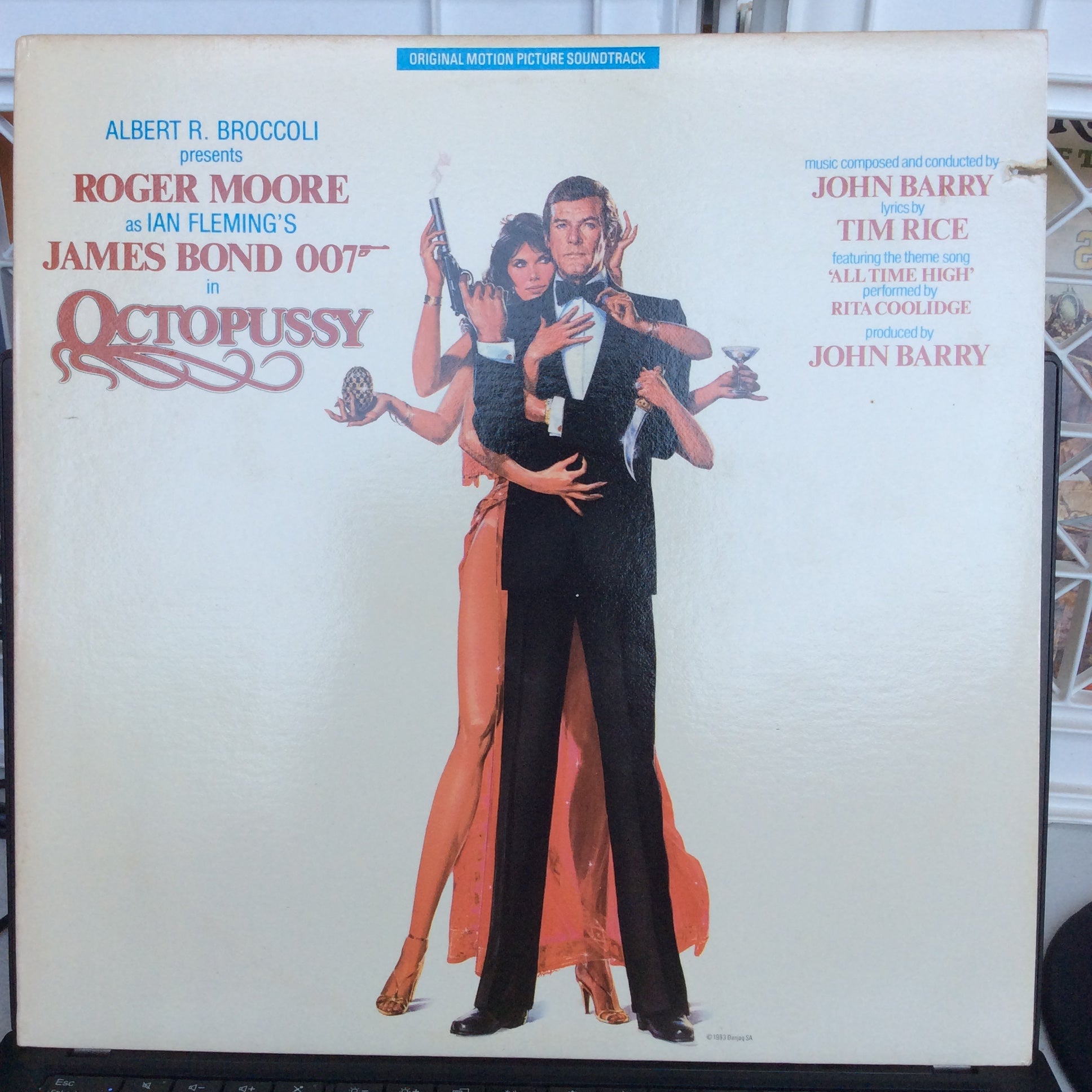 Octopussy (Original Motion Picture Soundtrack) (VINYL) | Near Mint- (NM-) Excellent (EX) - SOUNDTRACK / USED *NEAR MINT-*