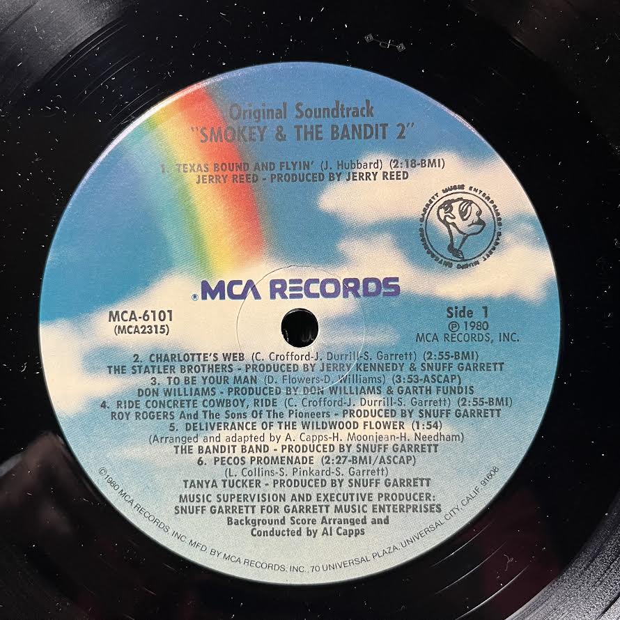 Smokey And The Bandit 2 (Original Soundtrack) (VINYL) | Near Mint- (NM-) Near Mint- (NM-) - SOUNDTRACK / USED *NEAR MINT-*