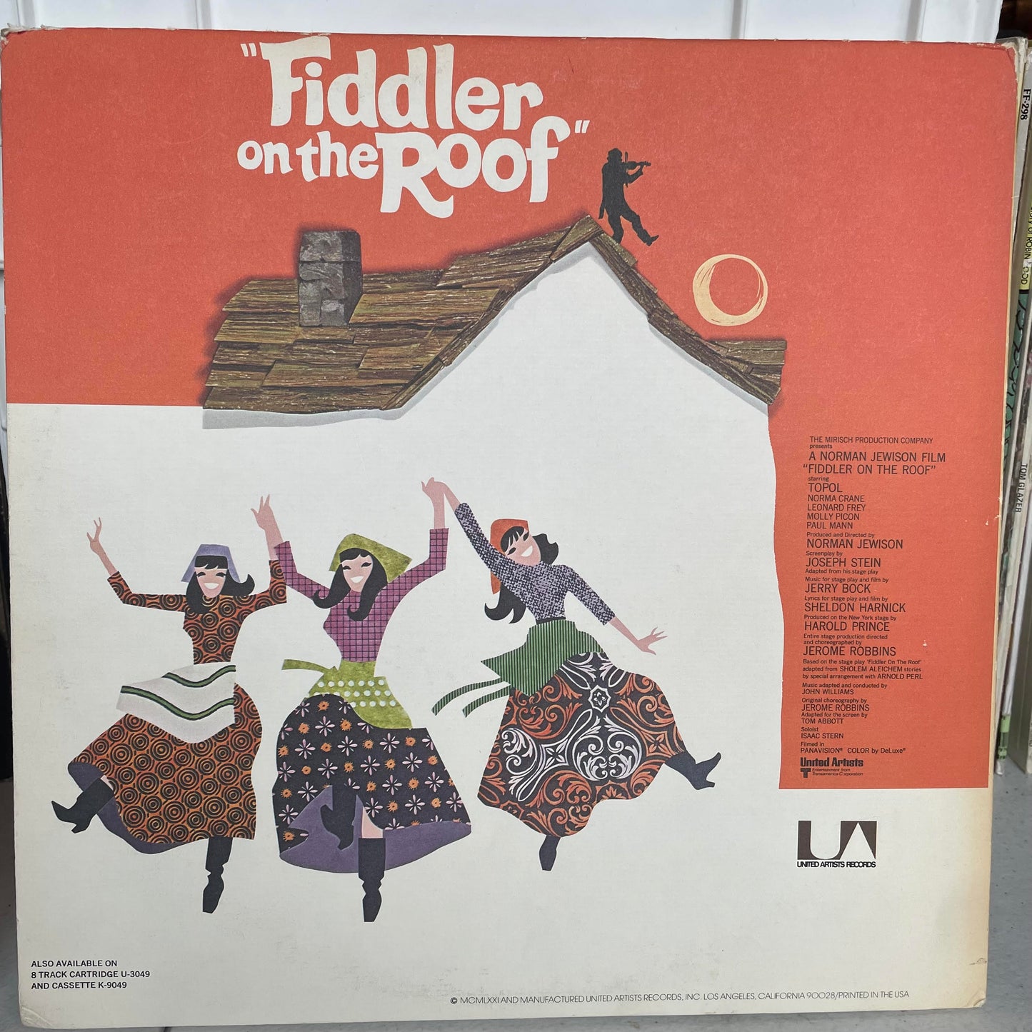 Fiddler On The Roof (Original Motion Picture Soundtrack Recording) (VINYL) | Near Mint- (NM-) Excellent (EX) - SOUNDTRACK / USED *NEAR MINT-*