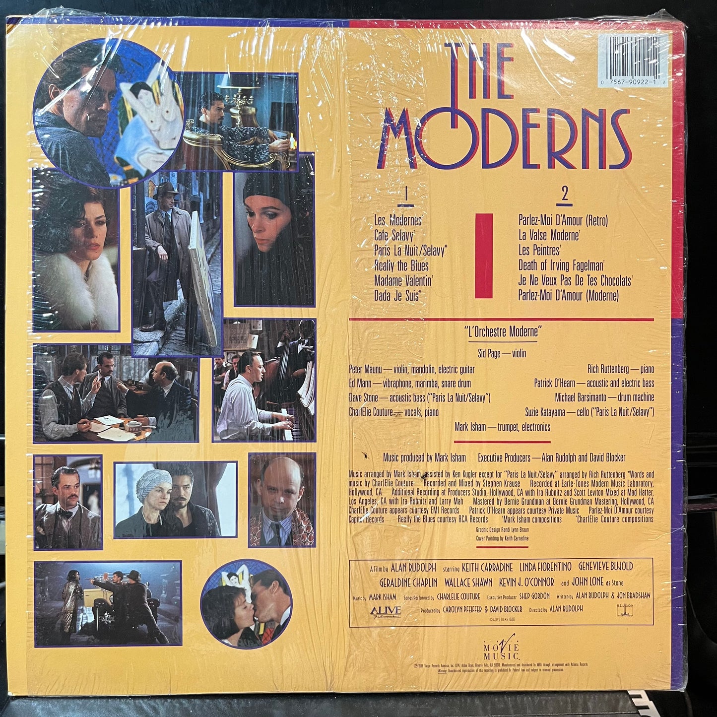 Mark Isham And Charlelie Couture - The Moderns (VINYL LP VIRGIN 7 90922-1 1988) | USED Near Mint- (NM-) Near Mint (NM) - SOUNDTRACK / USED *NEAR MINT-*