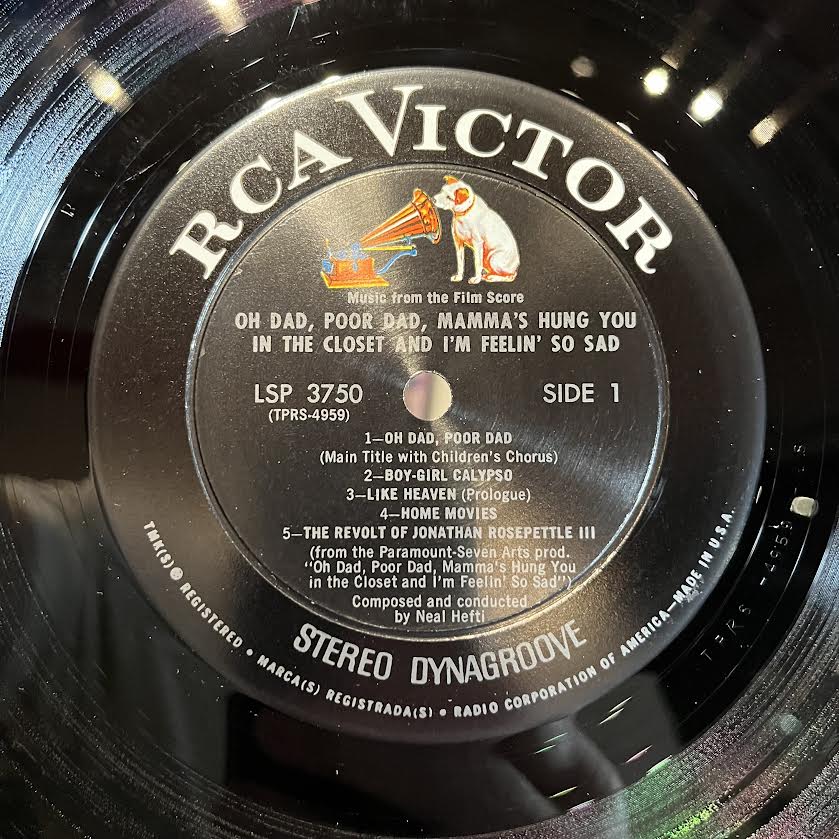 Neal Hefti - Oh Dad, Poor Dad, Mamma's Hung You In The Closet... *SHRINK* | Near Mint (NM) Near Mint (NM) - SOUNDTRACK / USED *NEAR MINT-*